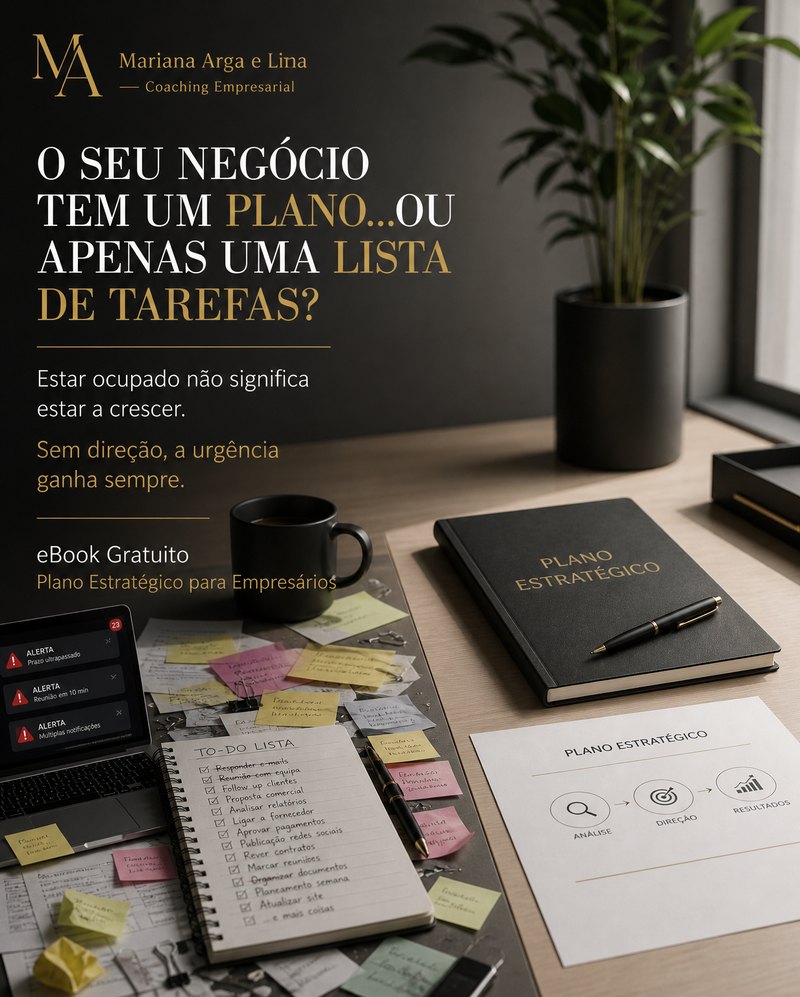 Criativo gerado por um modelo de IA a que se pediu para desenhar o logótipo da marca: inventou um monograma que não existe e escreveu o nome errado: Mariana Arga e Lina, em vez de Lima.